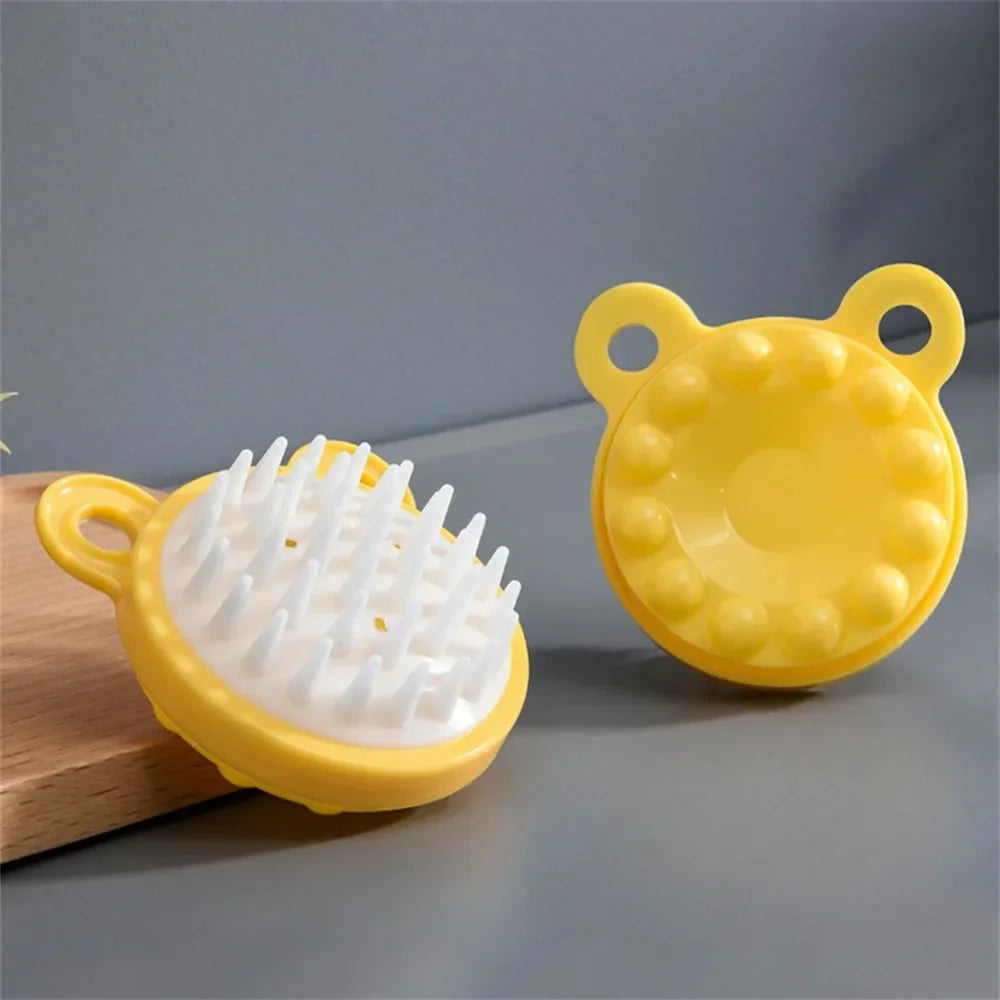 Silicone Massage Comb Gentle And Flexible Highly Recommended Innovative Anti-dandruff Brush Hair Salon Tools Cleaning Brush Abs